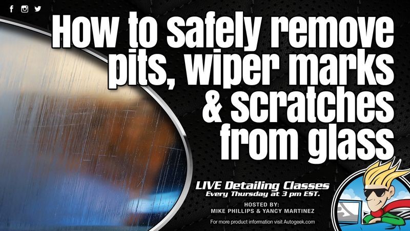 Glass Polishing LIVE Detailing Class Mike Phillips