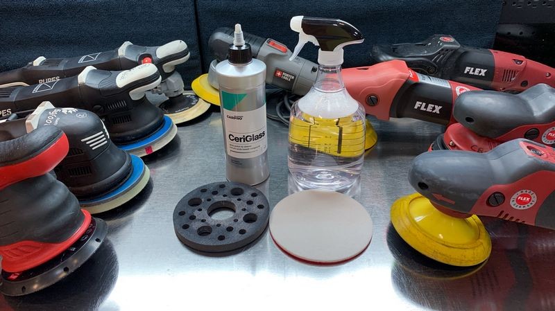 Glass Polishing LIVE Detailing Class Mike Phillips