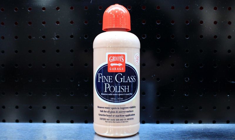 Griots Fine Glass Polish Removing water spots Mike Phillips