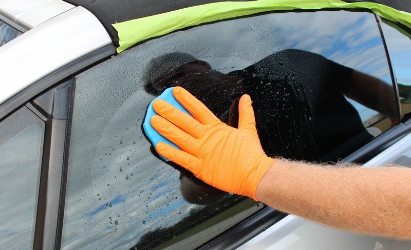 Griots Fine Glass Polish Removing water spots Mike Phillips