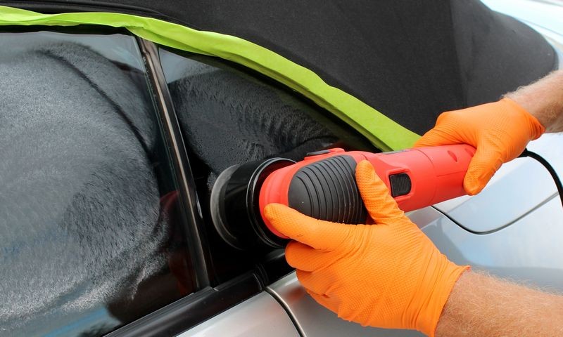 Griots Fine Glass Polish Removing water spots Mike Phillips