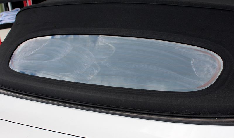 Griots Fine Glass Polish Removing water spots Mike Phillips