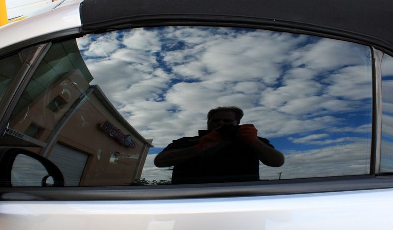 Griots Fine Glass Polish Removing water spots Mike Phillips