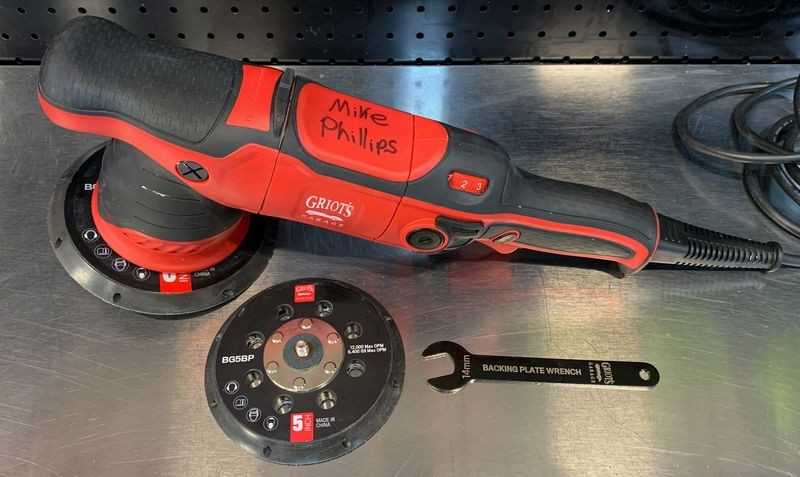 Griots G9 5 inch backing plate mike phillips