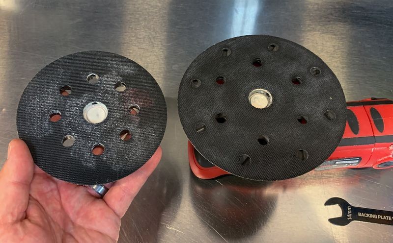 Griots G9 5 inch backing plate mike phillips