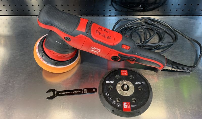 Griots G9 5 inch backing plate mike phillips