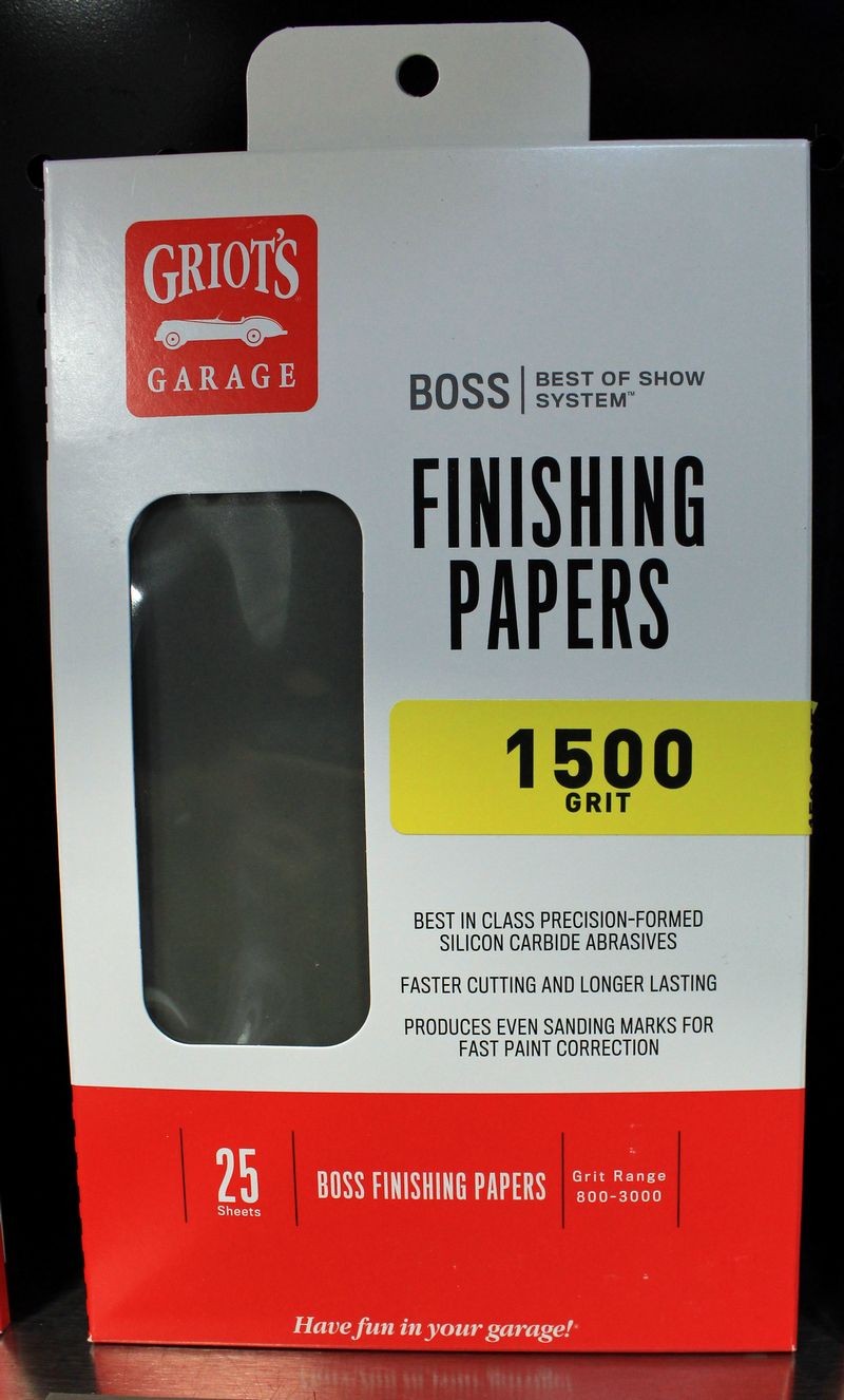 Griots Garage BOSS Finishing Papers Mike Phillips Autogeek