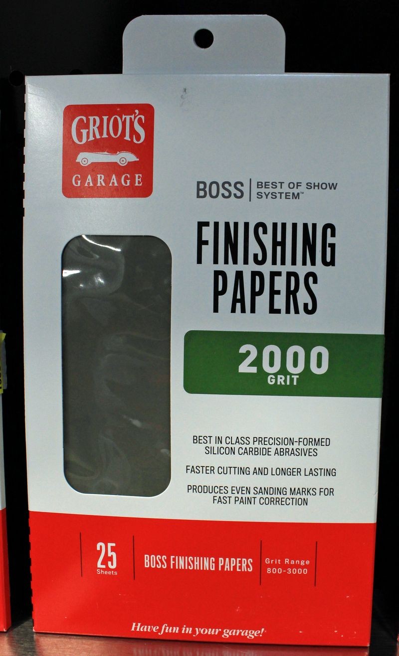 Griots Garage BOSS Finishing Papers Mike Phillips Autogeek