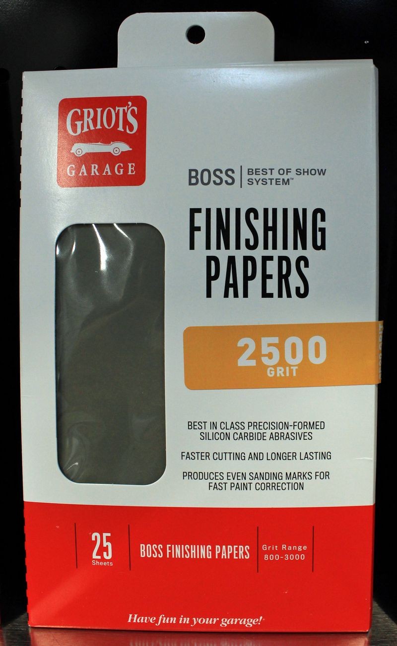 Griots Garage BOSS Finishing Papers Mike Phillips Autogeek