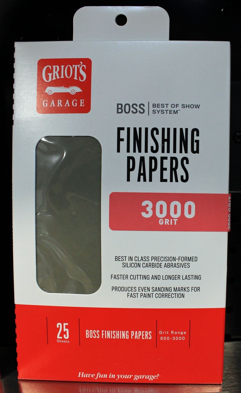 Griots Garage BOSS Finishing Papers Mike Phillips Autogeek