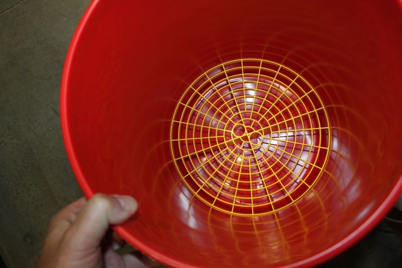 Grit Guard Inserts inside 5 gallon buckets