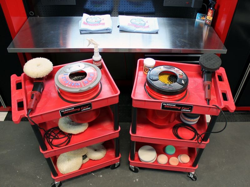 Grit Guard Universal Pad Washer Cart