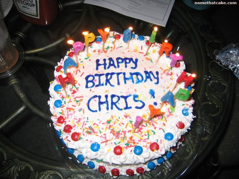 Happpy Birthday Cake Chris