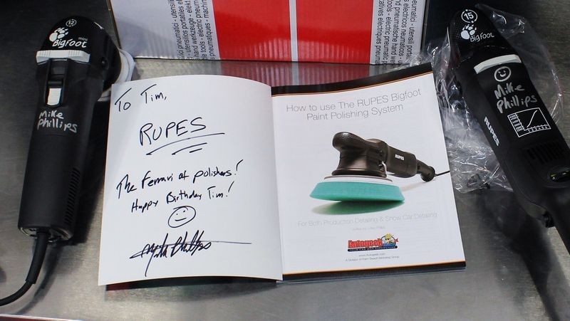 Happy RUPES Birthday Tim! Mike Phillips Autogeek