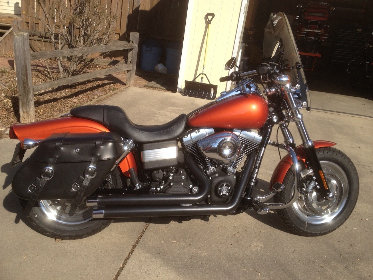 Harley Paint Correction Sedona Orange