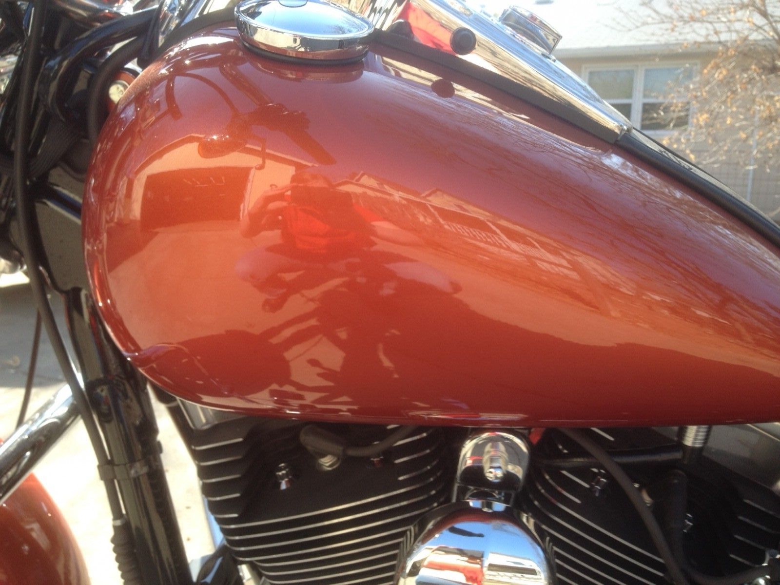 Harley Paint Correction Sedona Orange