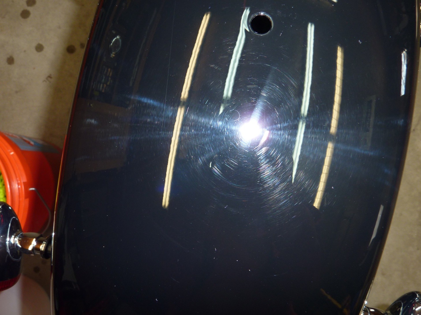 Harley Paint Correction Vivid Black