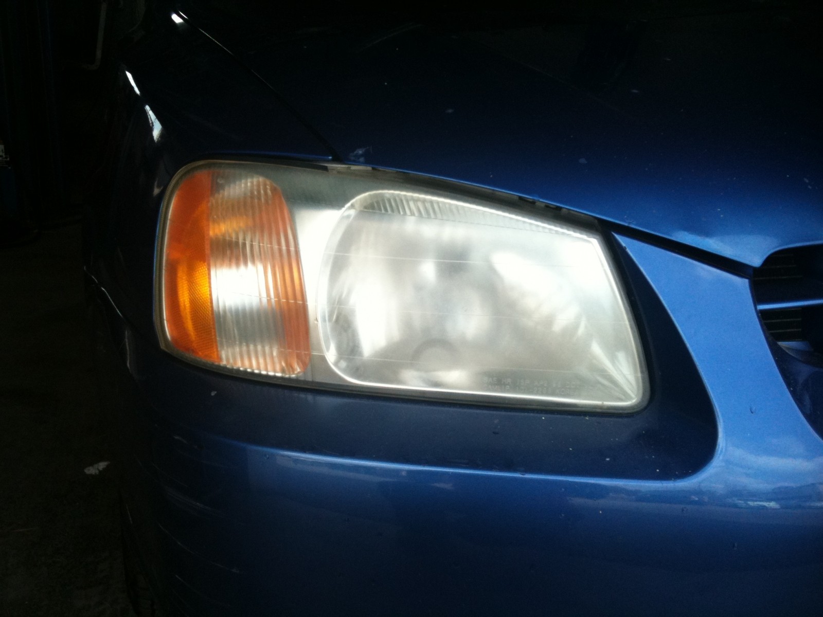 Headlight before
