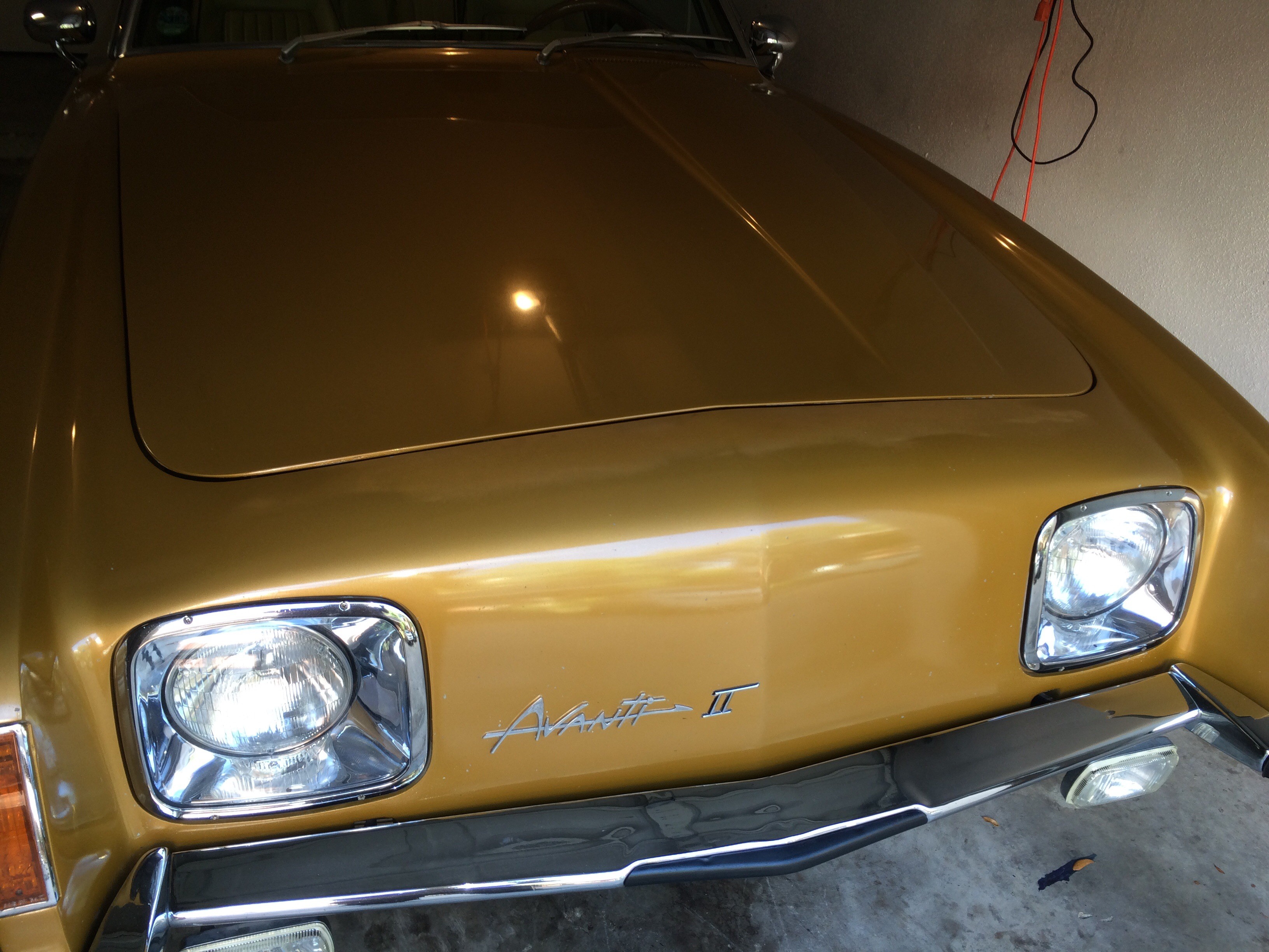 Heat damaged paint