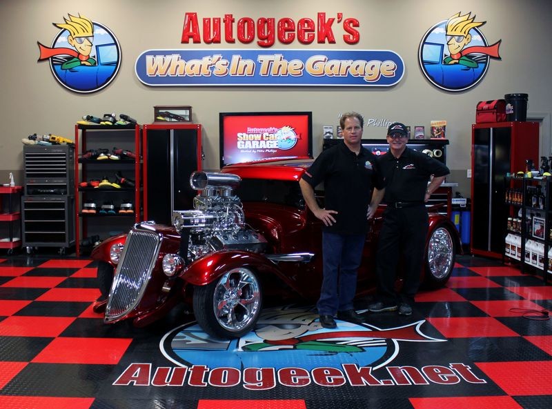 Hemi Engine in a 1934 Ford on the set of Autogeek's &amp;quot;What's in the