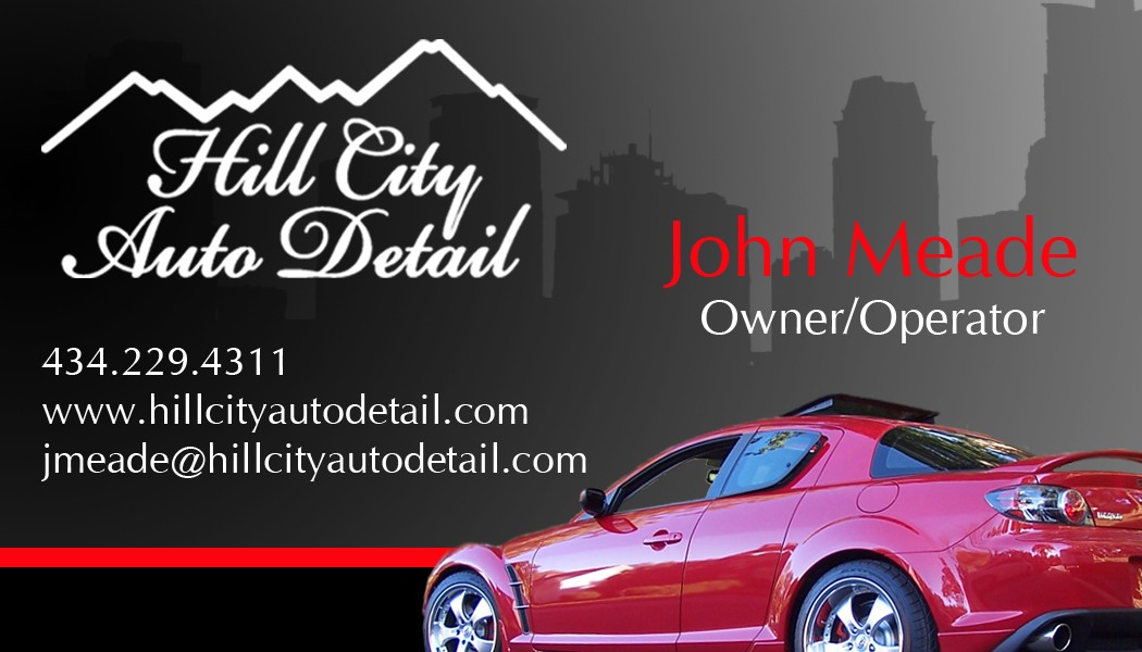 Hill City Auto Detail - Biz Card