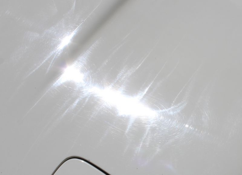 Holograms in a Corvette Rotary Buffer Swirls