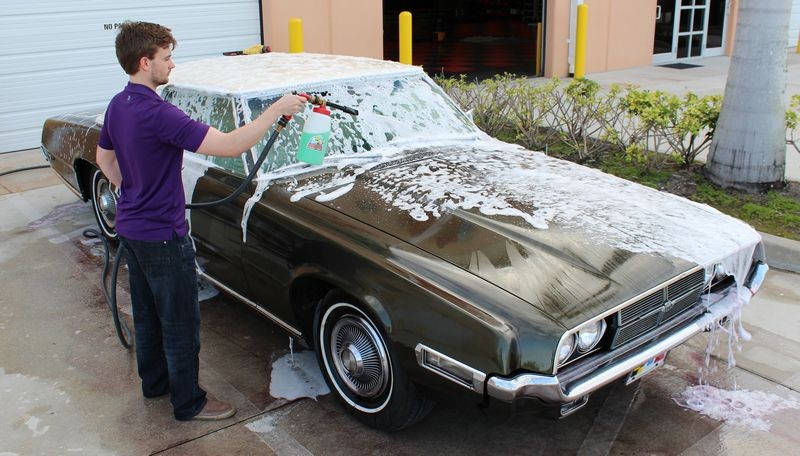 How to Aggressive Wash before machine buffing Mike Phillips