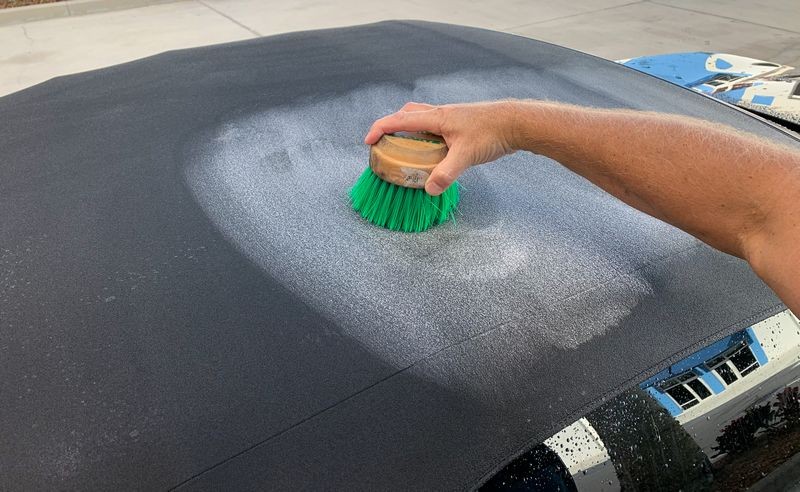 How To apply RaggTopp Canvas Top Protectant Mike Phillips