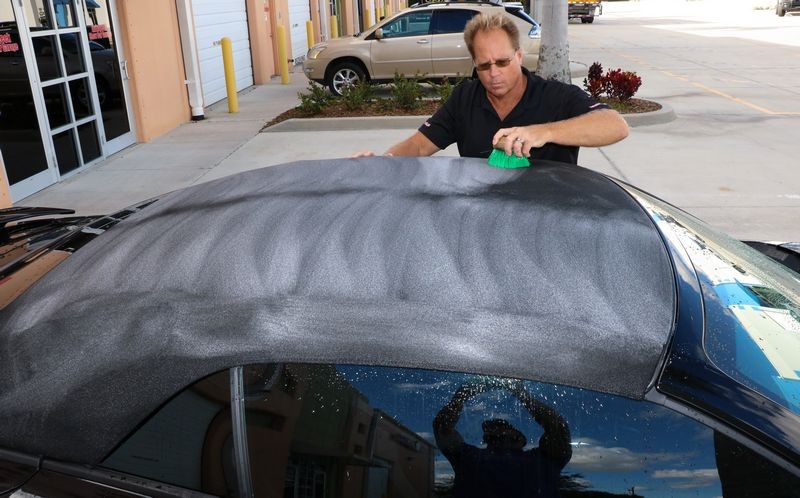 How To apply RaggTopp Canvas Top Protectant Mike Phillips