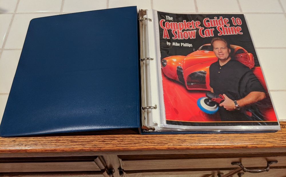 How To Book in 3-Ring Binder Mike Phillips Autogeek