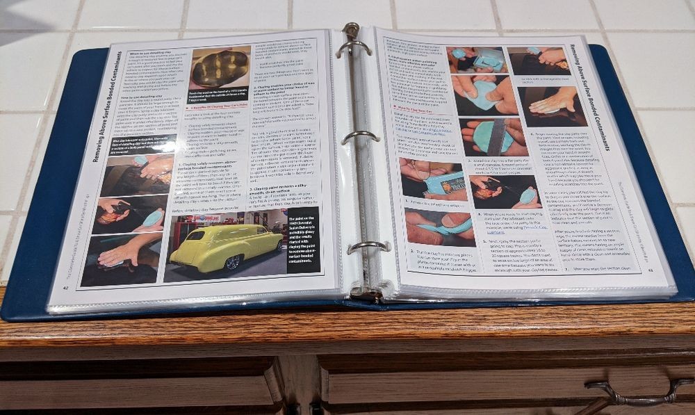 How To Book in 3-Ring Binder Mike Phillips Autogeek