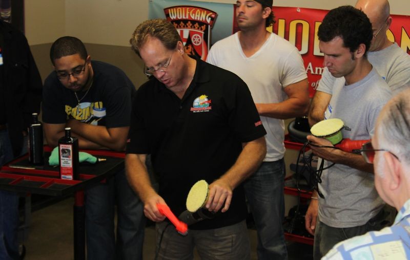 How to clean a microfiber buffing pad