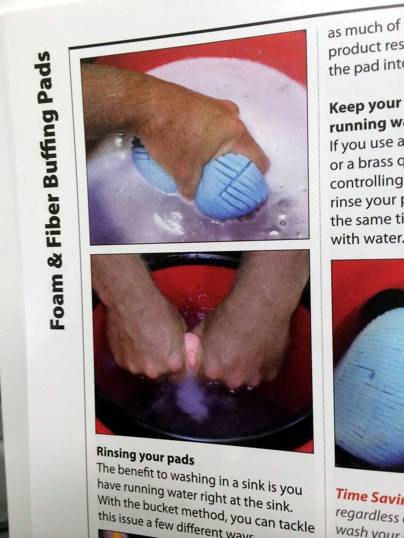 How to clean foam buffing pads Mike Phillips