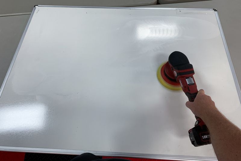 How to machine clean a dry erase board by Mike Phillips