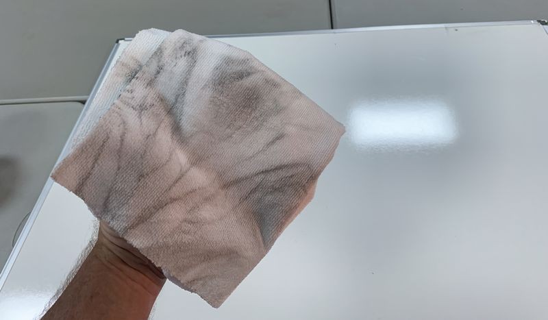 How to machine clean a dry erase board by Mike Phillips