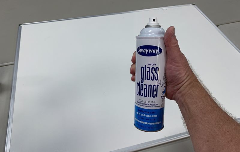 How to machine clean a dry erase board by Mike Phillips