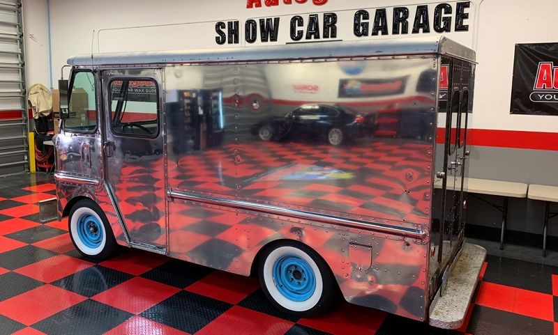 How to polish aluminum airstream b24 tanker truck Mike Phillips