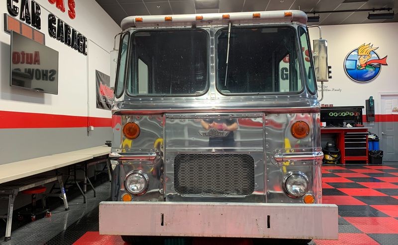How to polish aluminum airstream b24 tanker truck Mike Phillips
