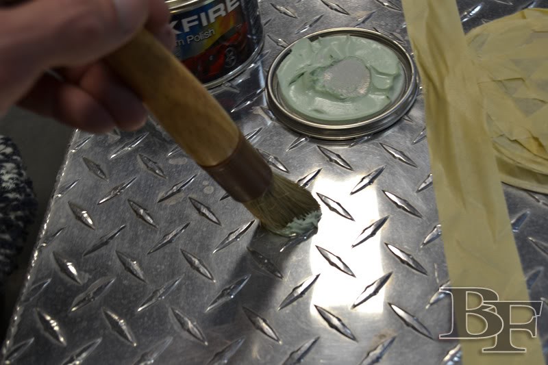 how to polish aluminum diamond plate