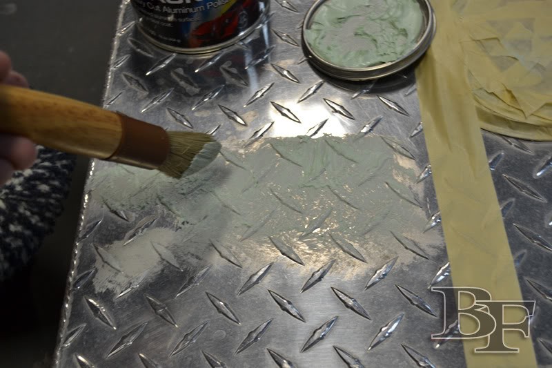 how to polish aluminum diamond plate