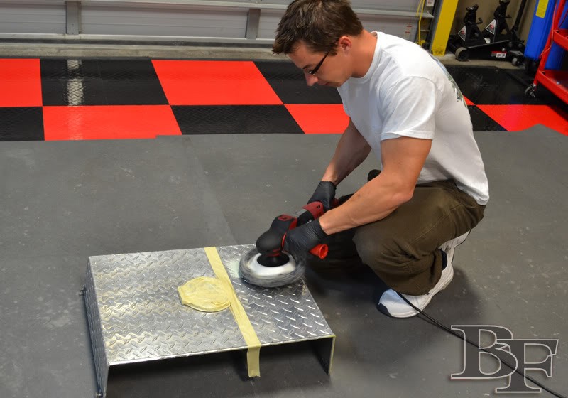 how to polish aluminum diamond plate