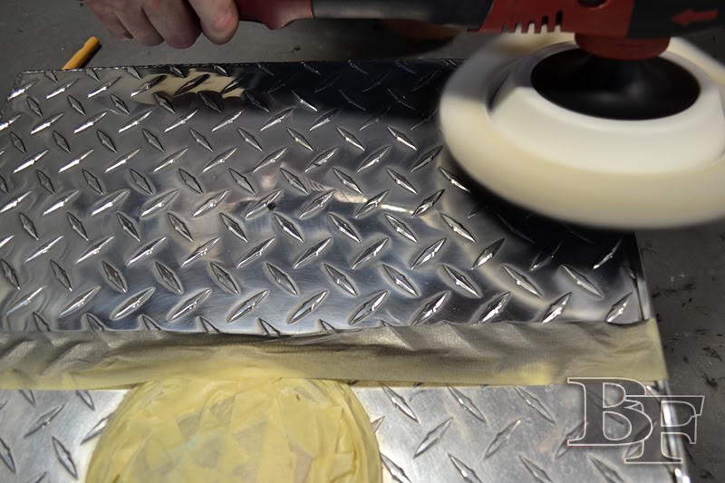 how to polish aluminum diamond plate