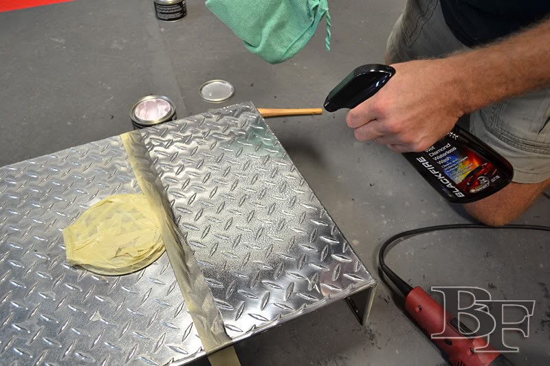how to polish aluminum diamond plate