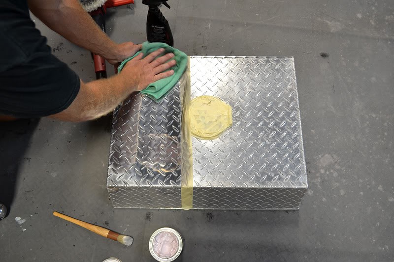 how to polish aluminum diamond plate