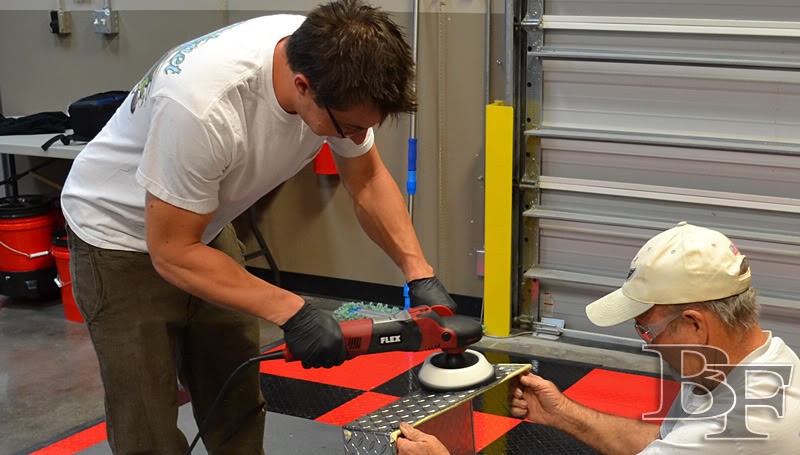 how to polish aluminum diamond plate