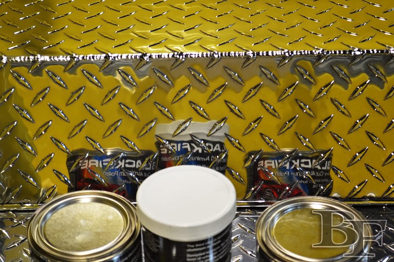 how to polish aluminum diamond plate