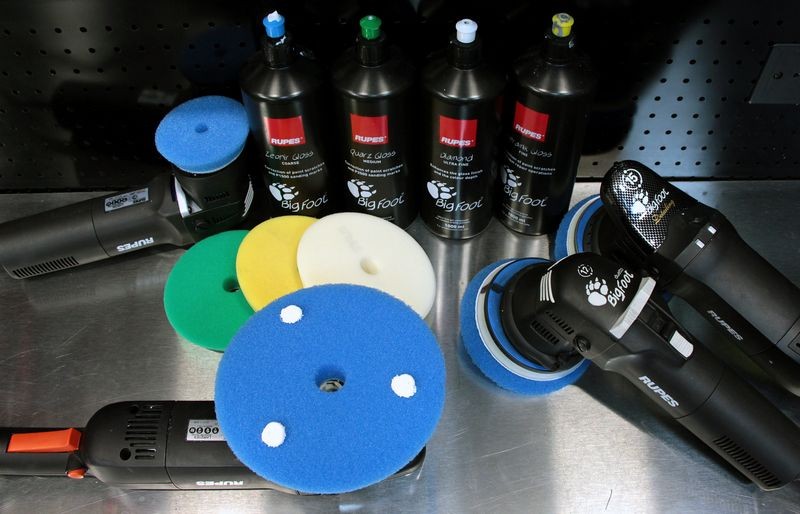 How to prime a Rupes pad on a Rupes Polisher