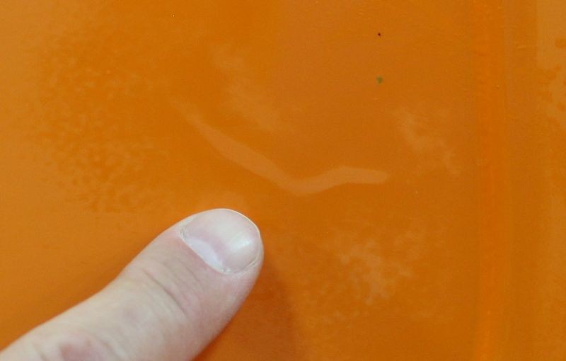 How to remove a sag or run in paint by Mike Phillips