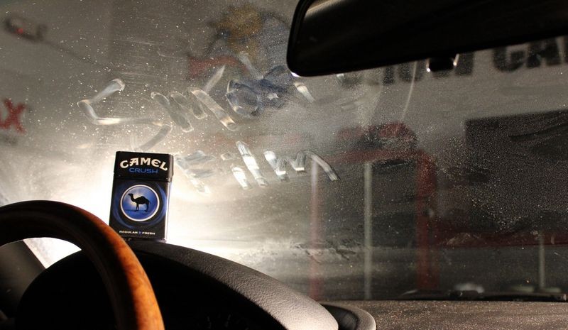 How to remove Smokers Film off inside of windshield Mike Phillips