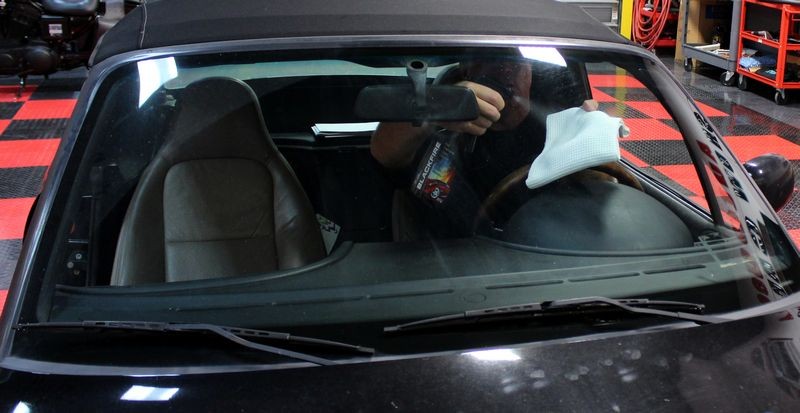 How to remove Smokers Film off inside of windshield Mike Phillips